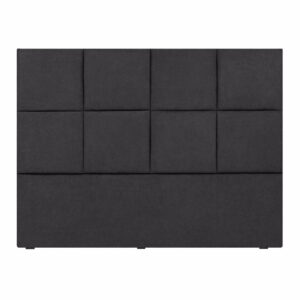 Tmavosivé čelo postele Mazzini Sofas Barletta