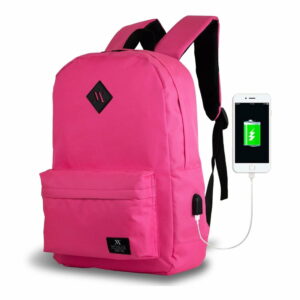 Ružový batoh s USB portom My Valice SPECTA Smart Bag Myvalice