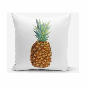 Obliečka na vankúš s prímesou bavlny s motívom ananasu Minimalist Cushion Covers Pine