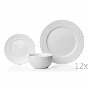 12-dielna biela sada riadu Sabichi Hammered Sabichi