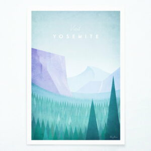 Plagát Travelposter Yosemite