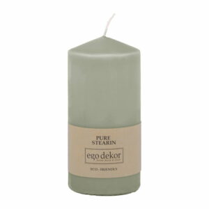 Tyrkysovo-modrá sviečka Baltic Candles Eco Top