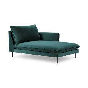 Petrolejovomodrá zamatová leňoška Cosmopolitan Design Vienna
