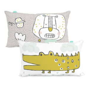 Bavlnená obojstranná obliečka na vankúš Moshi Moshi Best Buddies