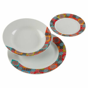 18-dielna sada porcelánových tanierov Versa Topkapi Versa