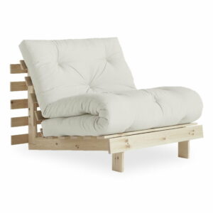 Rozkladacie kreslo s ľanovým poťahom Karup Design Roots Raw/Natural Karup Design