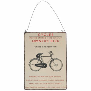 Nástenná ceduľa retro bicykel Rex London Bicycle