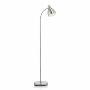 Voľne stojacia lampa v striebornej farbe Markslöjd Nitta Markslöjd