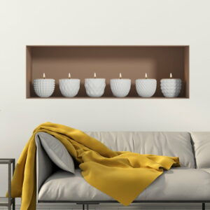 3D samolepka na stenu Ambiance Candles Ambiance