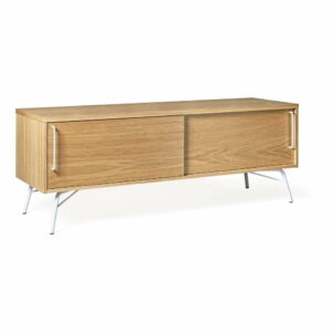 TV stolík s bielymi nohami Woodman Ashburn Woodman