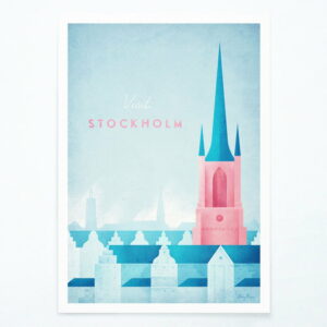 Plagát Travelposter Štokholm