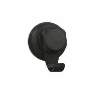 Čierny samodržiaca nástenný háčik Compactor Bestlock Black Single Hook Compactor
