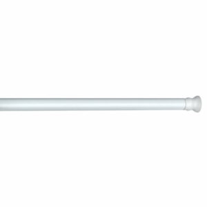 Biela teleskopická tyč na sprchový záves Wenko Shower Curtain Rod Wenko