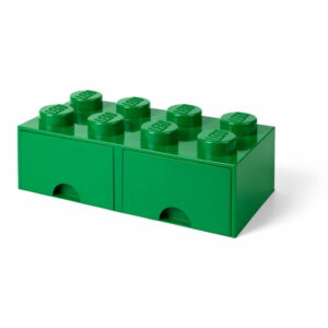 Zelený úložný box s dvoma zásuvkami LEGO® LEGO®
