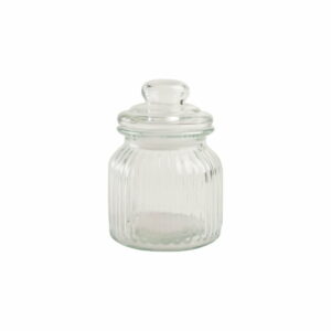 Sklenená dóza T&G Woodware Ribbed