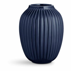 Tmavomodrá kameninová váza Kähler Design Hammershoi