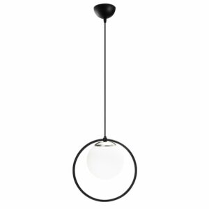 Čierne kovové závesné svietidlo Opviq lights Vivi Opviq lights