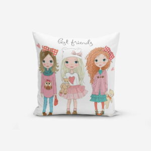 Obliečka na vankúš s prímesou bavlny Minimalist Cushion Covers Best Friends