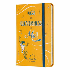Žltý linajkový zápisník v pevnej väzbe Moleskine Peter Pan