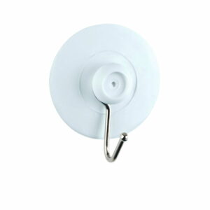 Sada 4 bielych nástenných háčikov s prísavkou Wenko Suction Hooks Wenko