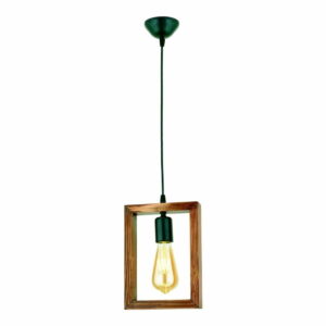 Závesné svietidlo z hrabového dreva Geometrik Square Beacon