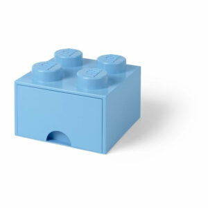 Svetlomodrý úložný box štvorec LEGO® LEGO®