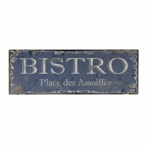 Plechová ceduľa Antic Line Bistro Antic Line