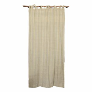 Žltý záves Linen Couture Cuture Cortina Hogar Yellow Marine Stripes Linen Couture