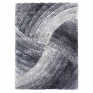Sivý koberec Flair Rugs Furrow Grey