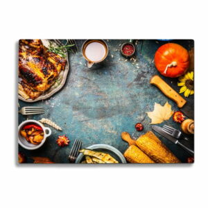 Sklenená doska na krájanie Insigne thanksgiving Insigne