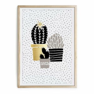 Zarámovaný plagát Really Nice Things Cactus Family