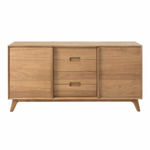 Komoda z masívneho duba Unique Furniture Rho Unique Furniture