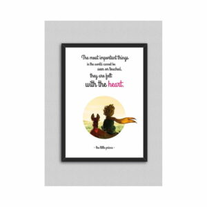 Obraz North Carolina Scandinavian Home Decors Little Prince Quote V2