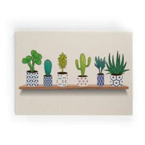 Obraz na plátne Really Nice Things Lino Cactus Shelve