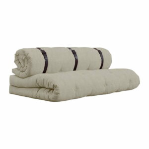 Rozkladacia pohovka s béžovým poťahom Karup Design Buckle Up Linen Karup Design