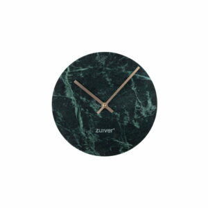 Zelené nástenné mramorové hodiny Zuiver Marble Time Zuiver