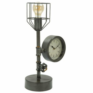 Stolová lampa s hodinami Mauro Ferretti Industry Clock