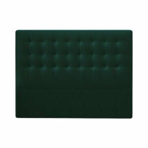 Tmavozelené čelo postele so zamatovým poťahom Windsor & Co Sofas Athena