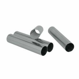 Sada 4 ks kovových ruličiek na rúrky Metaltex