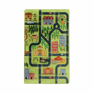 Detský koberec Green Small Town 140 × 190 cm Bonami