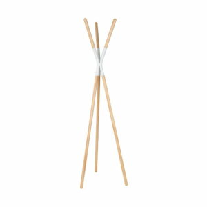 Bielo-prírodný vešiak na kabáty Pinnacle White Zuiver