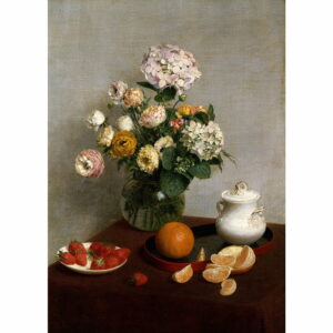Reprodukcia obrazu Henri Fantin-Latour - Flowers and Fruit