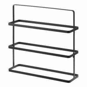 Čierny široký stojan na topánky Yamazaki Tower Shoe Rack YAMAZAKI