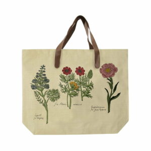 Plátená taška s motívmi kvetov Surdic Flowers Surdic