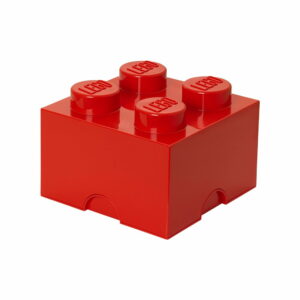 Červený úložný box štvorec LEGO® LEGO®