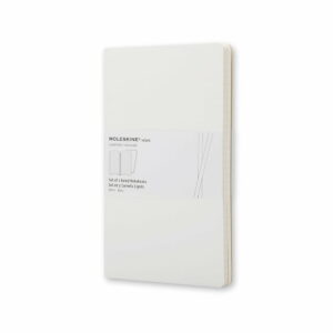 Extra veľký biely zápisník Moleskine Volant