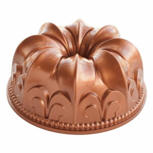 Forma na bábovku v medenej farbe Nordic Ware Ľalia
