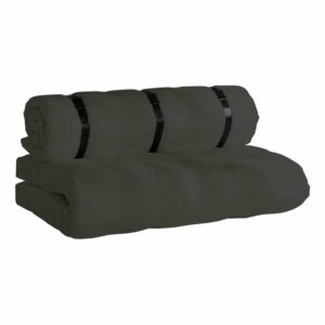Tmavosivá rozkladacia pohovka vhodná do exteriéru Karup Design Design OUT™ Buckle Up Dark Grey Karup Design