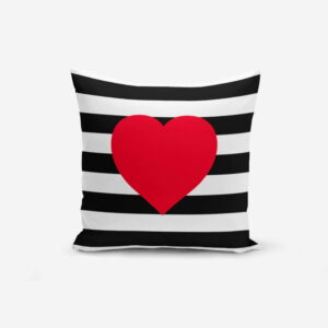 Obliečka na vankúš Minimalist Cushion Covers Navy Heart