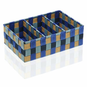 Úložný košík s 3 rozdelenými časťami Versa Blue Bay Versa